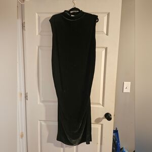 Elegant Gray Sleeveless Dress